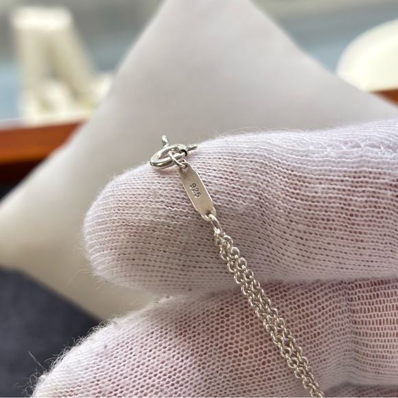 Tiffany & Co. Double Chain Infinity Necklace 16" - Picture 6 of 8